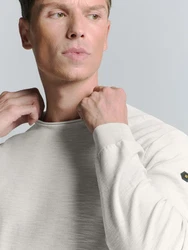 NO EXCESS Strickpullover Khaki/Grau/Beige/Creme