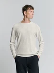 NO EXCESS Strickpullover Khaki/Grau/Beige/Creme