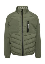 s.Oliver Anorak Outdoor-Jacke Regular Fit Dunkelgrün