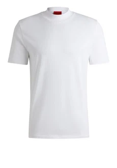 HUGO T-Shirt Dimersom mit Stehkragen