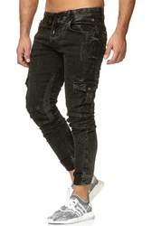 RedBridge Cargojeans Used Look Khaki/Dunkelbraun/Dunkelgrün/Schwarz/Braun