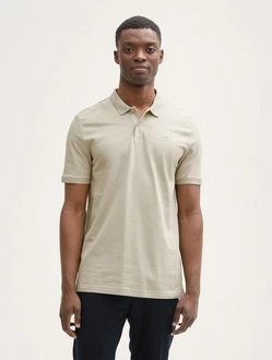 TOM TAILOR Denim Poloshirt Khaki/Beige TOM TAILOR Denim Poloshirt Khaki/Beige