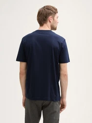 TOM TAILOR T-Shirt Dunkelblau/Lila