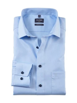 OLYMP Businesshemd 1201/54 Hellblau/Blau