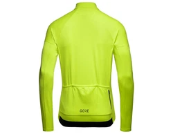 GORE Wear Langarmshirt Radtrikot C3 Thermo Trikot Grün/Neonfarben/Gelb