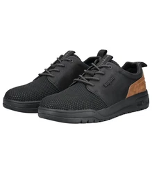 bugatti Sneaker Schnürschuh Schwarz/Beige