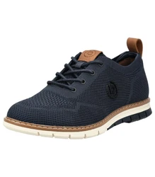 bugatti Halbschuhe Schnürschuh Dunkelblau/Hellblau