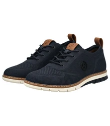 bugatti Halbschuhe Schnürschuh Dunkelblau/Hellblau