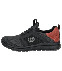 bugatti Sneaker Textil Schwarz/Rot