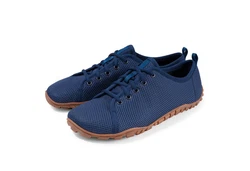 BR John Schnürschuh Zehenfreiheit Dunkelblau/Blau/Hellblau
