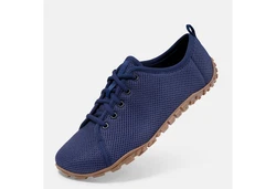 BR John Schnürschuh Zehenfreiheit Dunkelblau/Blau/Hellblau