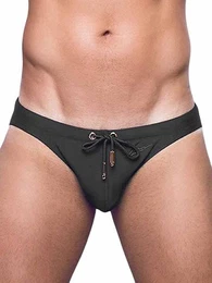 Badehose Core V20 Swim Briefs Swimwear Midnight Grey M