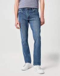 Wrangler Regular-fit Jeans Authentic Regular Schwarz/Blau/Gelb