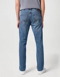 Wrangler Regular-fit Jeans Authentic Regular Schwarz/Blau/Gelb