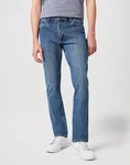 Wrangler Regular-fit Jeans Authentic Regular Schwarz/Blau/Gelb