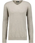 RAGMAN V-Ausschnitt Pullover Khaki/Beige/Braun/Grau