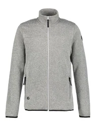 Icepeak Strickfleecejacke Agen Grau/Hellgrau