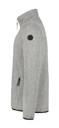Icepeak Strickfleecejacke Agen Grau/Hellgrau