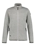 Icepeak Strickfleecejacke Agen Grau/Hellgrau
