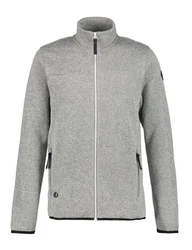 Icepeak Strickfleecejacke Agen Grau/Hellgrau