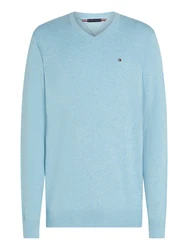 TOMMY HILFIGER Pullover ESSENTIAL Hellblau/Blau
