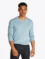 TOMMY HILFIGER Pullover ESSENTIAL Hellblau/Blau