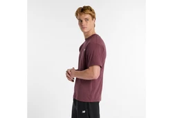 New Balance T-Shirt Dunkelrot/Bordeaux/Rot