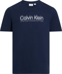 Calvin Klein T-Shirt CP-DOUBLE LOGO T-SHIRT Blau/Dunkelblau