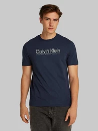 T-Shirt CP-DOUBLE LOGO T-SHIRT mit groem Logoschriftzug