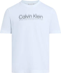 Calvin Klein T-Shirt CP-DOUBLE LOGO T-SHIRT Türkis/Blau/Hellblau