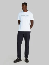 Calvin Klein T-Shirt CP-DOUBLE LOGO T-SHIRT Türkis/Blau/Hellblau