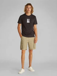 Calvin Klein Jeans T-Shirt Schwarz/Braun/Blau/Dunkelgrau/Dunkelbraun/Rot/Dunkelrot