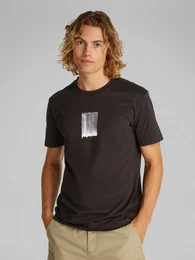 T-Shirt BRUSH STROKE GRAPHIC TEE mit Logodruck