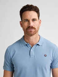 Petrol Industries Poloshirt 'Dolphin' Hellblau/Blau