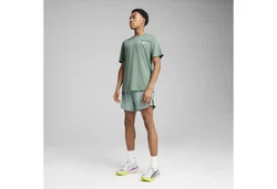 PUMA Laufshirt NITRO Herren Dunkelgrün/Grün