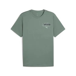 PUMA Laufshirt NITRO Herren Dunkelgrün/Grün