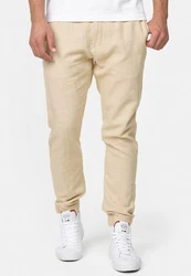 Indicode Leinenhose Blnda Khaki/Beige