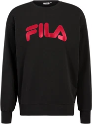 Fila Rundhalspullover Lusigny Loose Crew Rot/Schwarz