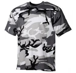 MFH T-Shirt Outdoor US Tarn Dunkelgrün/Dunkelblau/Grau