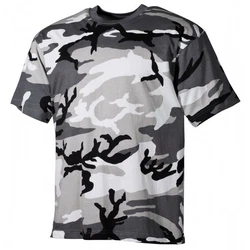 MFH T-Shirt Outdoor US Tarn Dunkelgrün/Dunkelblau/Grau