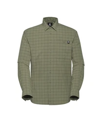 Mammut Langarmhemd Lenni Longsleeve Shirt Herren Dunkelgrün/Khaki