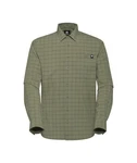 Mammut Langarmhemd Lenni Longsleeve Shirt Herren Dunkelgrün/Khaki