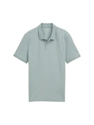 TOM TAILOR Denim Poloshirt Grün/Hellblau/Hellgrün/Türkis