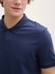 TOM TAILOR Denim Poloshirt Dunkelblau/Hellblau/Blau