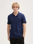TOM TAILOR Denim Poloshirt Dunkelblau/Hellblau/Blau TOM TAILOR Denim Poloshirt Dunkelblau/Hellblau/Blau