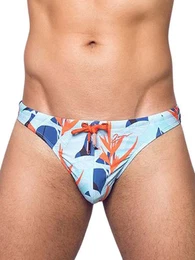 Badehose Print Swim Thong V80 Caribbean Twist XL