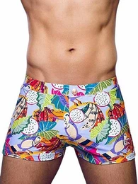 Badehose Print Bondi Bar Beach Swim Trunks Aves Purple (Series 2) XL
