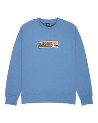Quiksilver Sweatshirt Graphic Hellblau/Blau