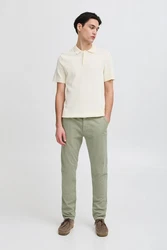 Casual Friday Chinohose CFViggo Chinohose Slim Fit Khaki/Dunkelgrün