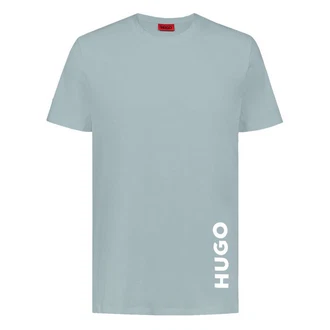 HUGO T-Shirt RN Relaxed mit UV-Schutz Blau/Hellblau